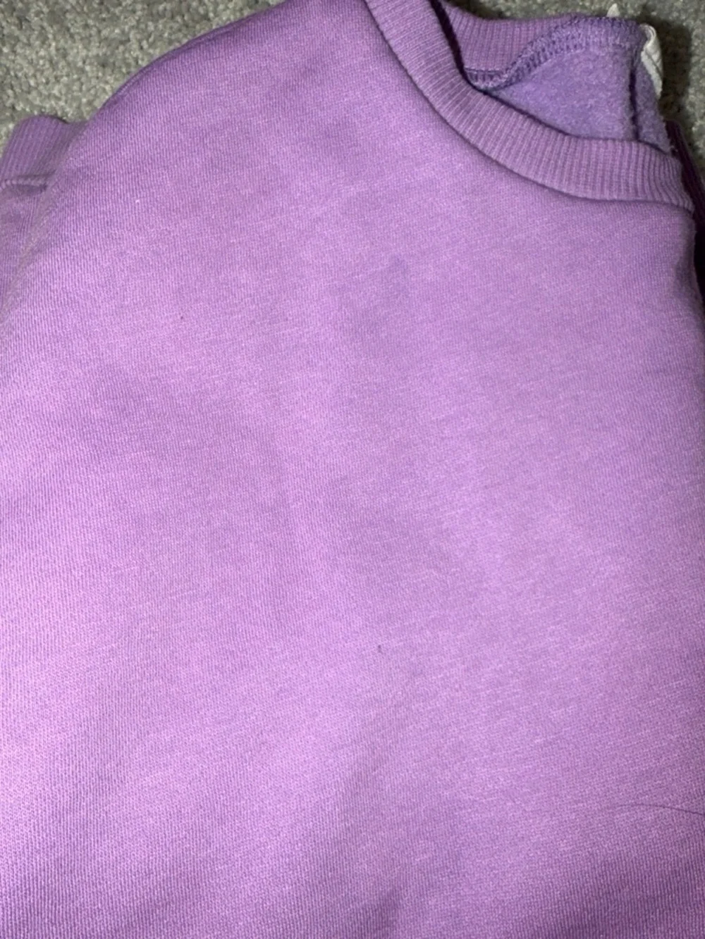 SHEIN Purple 'Positive Vibes' Graphic Sweatshirt for Kids